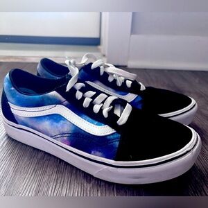 Vans celestial outer space sneakers sz 4.5